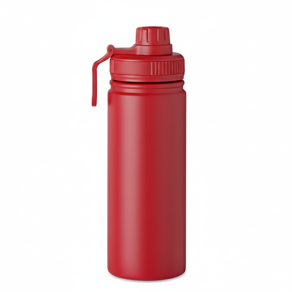 Front view of a premium silver insulated tumbler, an ideal gift to be customized for any special occasion.